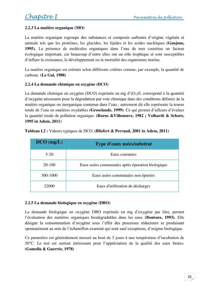 Effets des rejets de la saumure de la station de dessalement de Fouka sur la qualité des eaux: