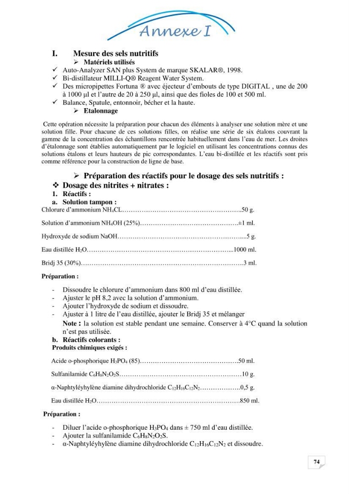 Effets des rejets de la saumure de la station de dessalement de Fouka sur la qualité des eaux: