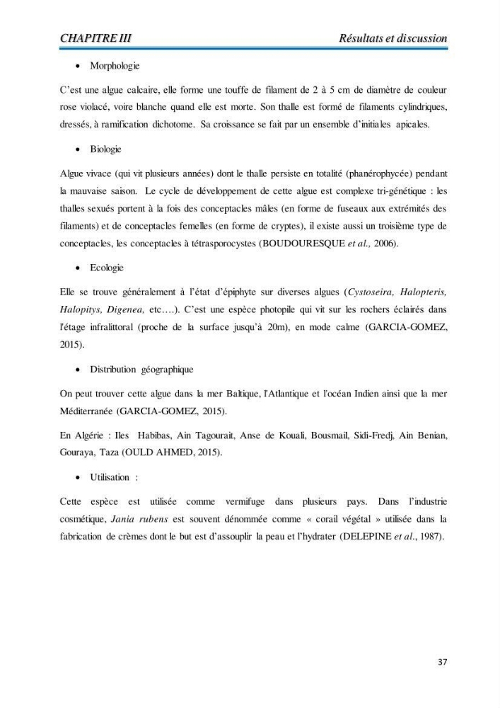 Contribution à l’élaboration d’un complément alimentaire algale destiné à l’amélioration de la pigmentation des poissons d’élevage