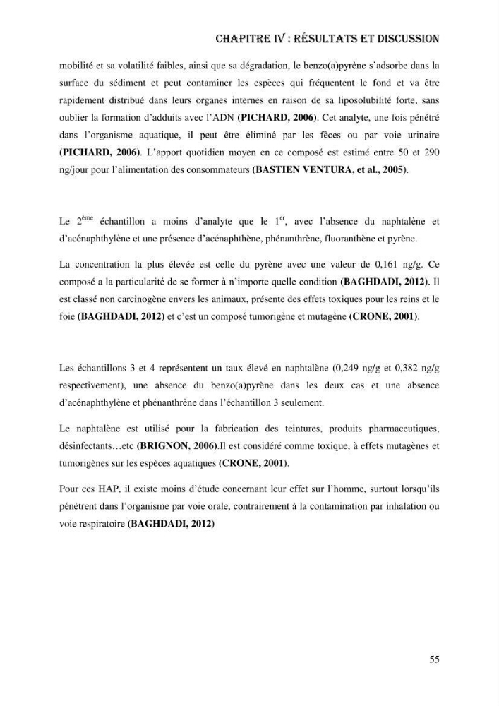 Evaluation de la vulnérabilité bio-morphosédimentaire de la baie de Bou-Ismail face à une pollution potentielle par les hydrocarbures
