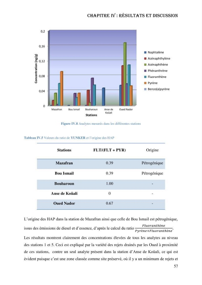 Evaluation de la vulnérabilité bio-morphosédimentaire de la baie de Bou-Ismail face à une pollution potentielle par les hydrocarbures