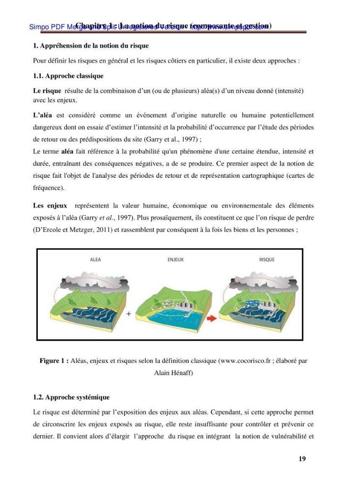 Approche systématique pour la gestion du risque de submersion marine (Hussein dey et El mohammadia):