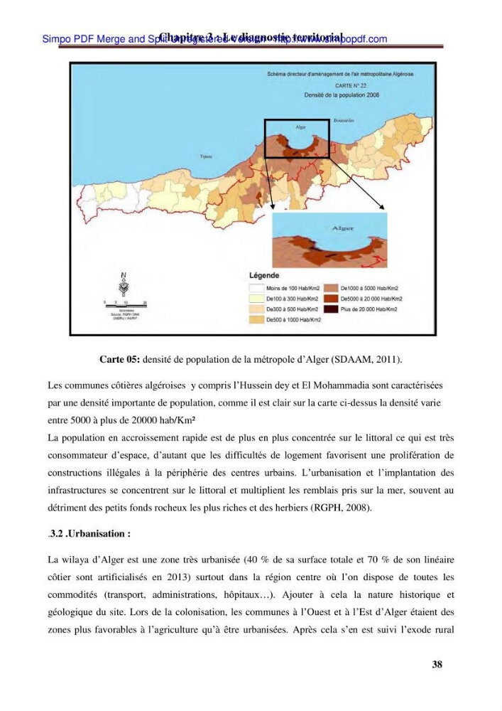Approche systématique pour la gestion du risque de submersion marine (Hussein dey et El mohammadia):