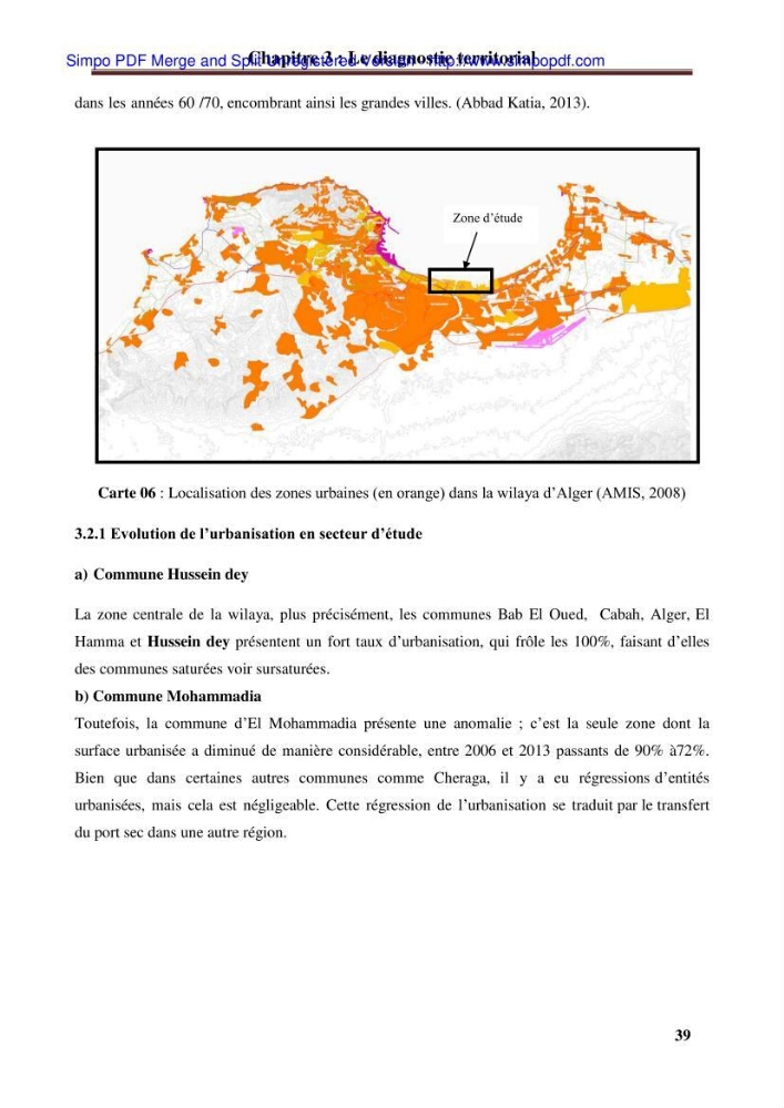 Approche systématique pour la gestion du risque de submersion marine (Hussein dey et El mohammadia):