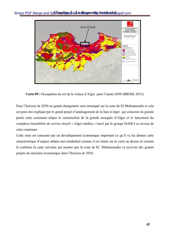 Approche systématique pour la gestion du risque de submersion marine (Hussein dey et El mohammadia):