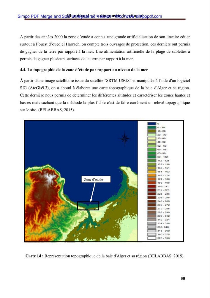 Approche systématique pour la gestion du risque de submersion marine (Hussein dey et El mohammadia):