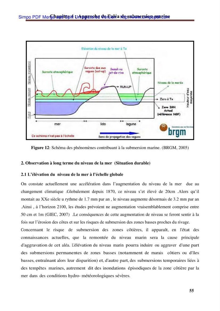 Approche systématique pour la gestion du risque de submersion marine (Hussein dey et El mohammadia):