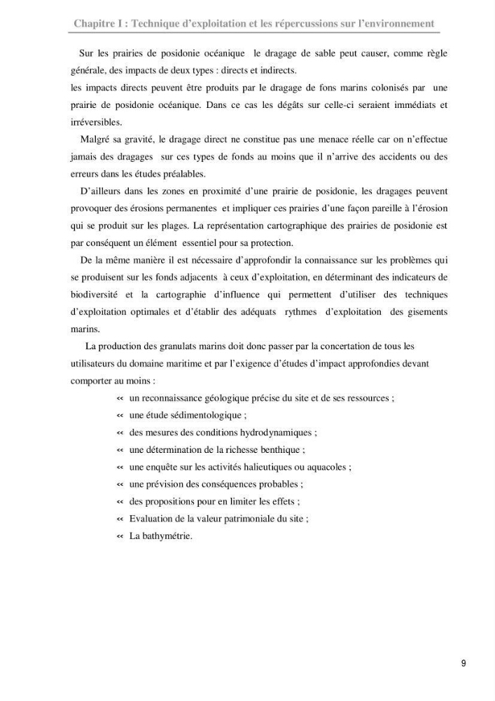 Approche méthodologique de la dynamique hydrosédimentaire entre les isobathes 20-à-35 m pour l\'exploitation des granulats marins