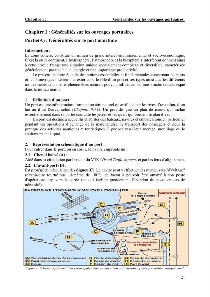 Dimensionnement d\'un quai sur pieux (Cas : Marina baie d’Alger)