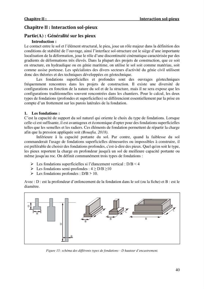 Dimensionnement d\'un quai sur pieux (Cas : Marina baie d’Alger)