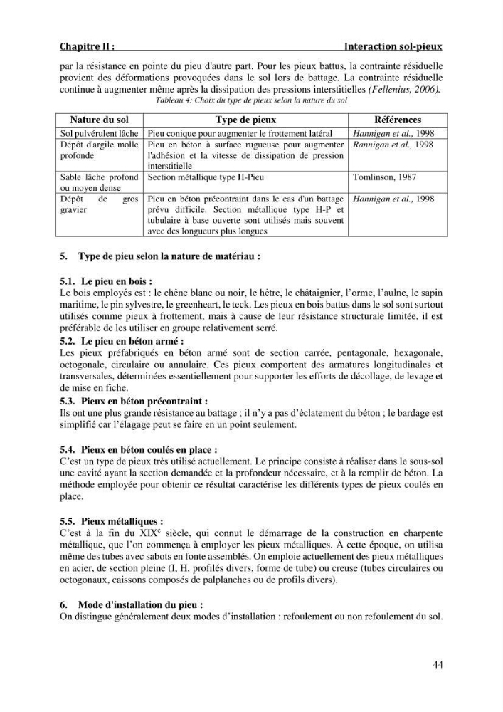 Dimensionnement d\'un quai sur pieux (Cas : Marina baie d’Alger)