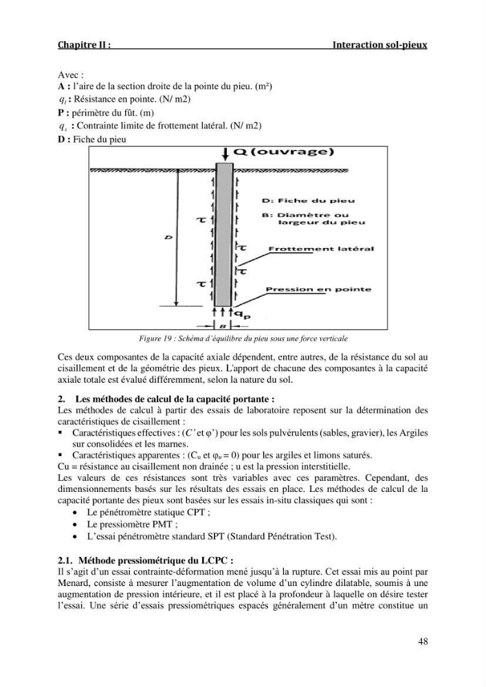 Dimensionnement d\'un quai sur pieux (Cas : Marina baie d’Alger)
