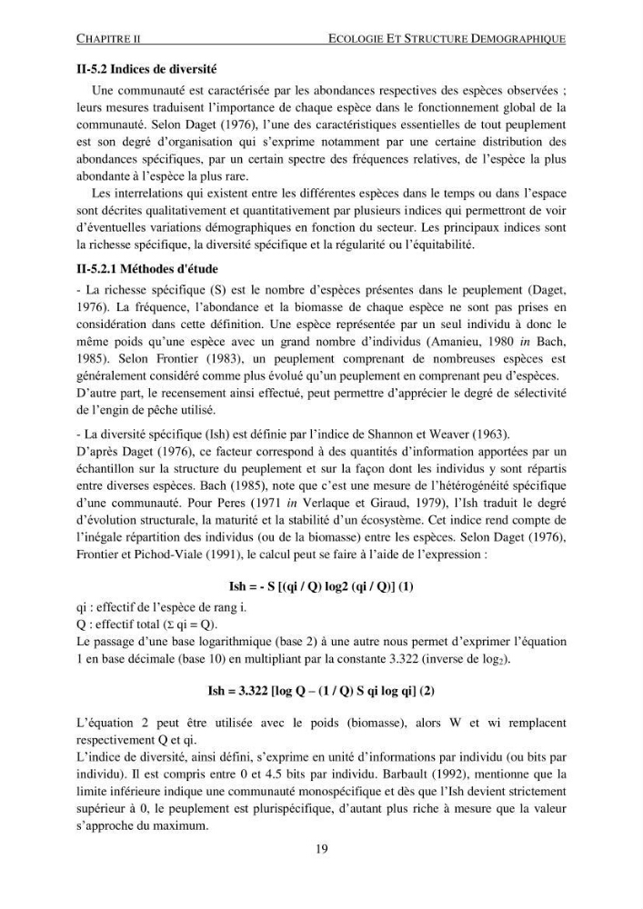 Le gros yeux, Pagellus bogaraveo ( Brûnnich, 1768) de la région centre: les peuplements associés,la croissance et l\'exploitation