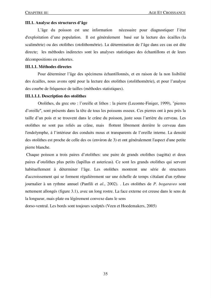 Le gros yeux, Pagellus bogaraveo ( Brûnnich, 1768) de la région centre: les peuplements associés,la croissance et l\'exploitation