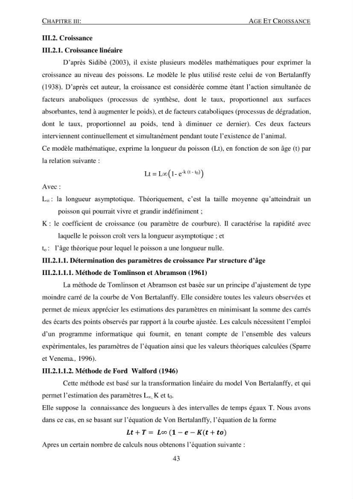 Le gros yeux, Pagellus bogaraveo ( Brûnnich, 1768) de la région centre: les peuplements associés,la croissance et l\'exploitation
