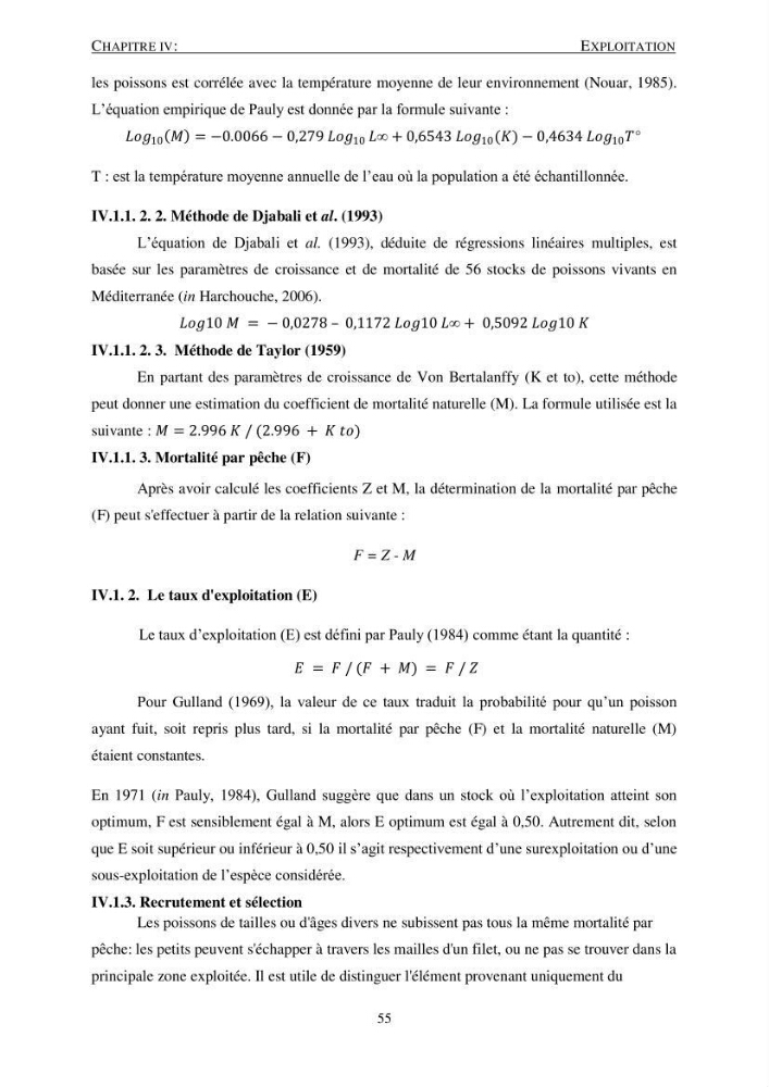 Le gros yeux, Pagellus bogaraveo ( Brûnnich, 1768) de la région centre: les peuplements associés,la croissance et l\'exploitation