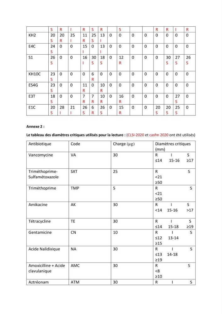 Caractérisation et évaluation de la résistance aux antibiotiques chez les entérocoques sp isolés dans le milieu marin: