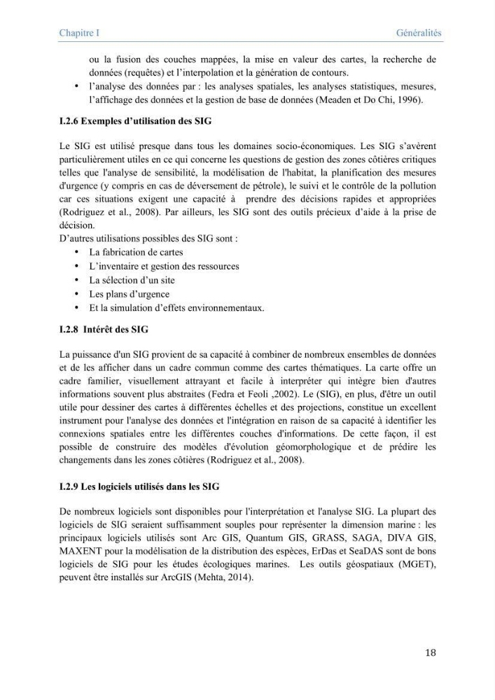 Utilisation des Systèmes d\'Information Géographiques pour le suivi des paramètres indicateurs de pollution dans la baie de Bou-Ismail: