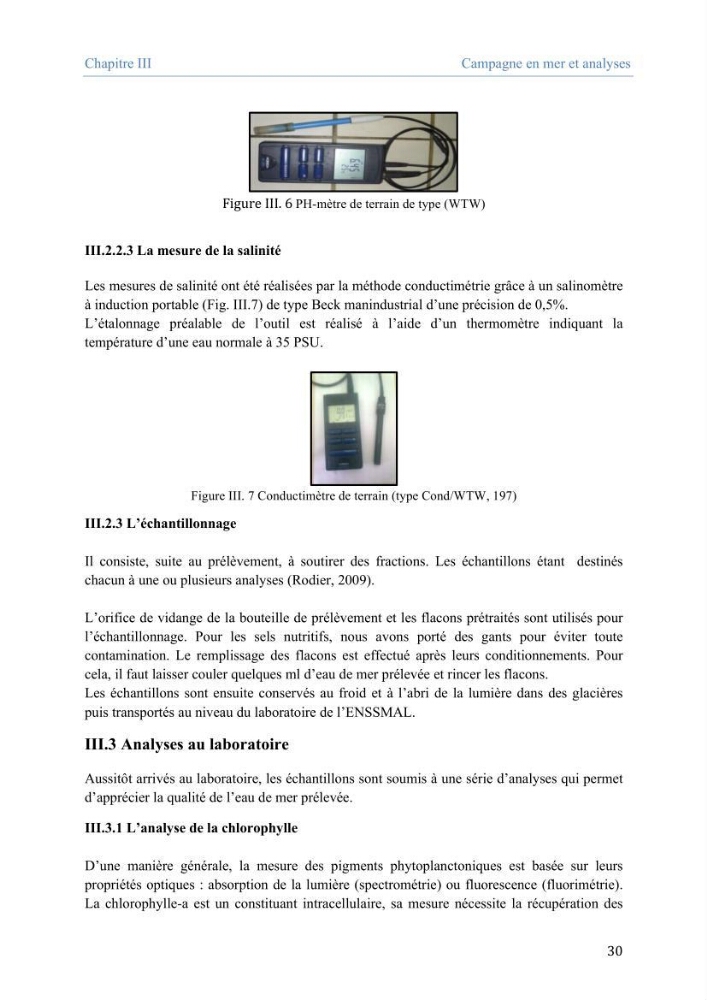 Utilisation des Systèmes d\'Information Géographiques pour le suivi des paramètres indicateurs de pollution dans la baie de Bou-Ismail: