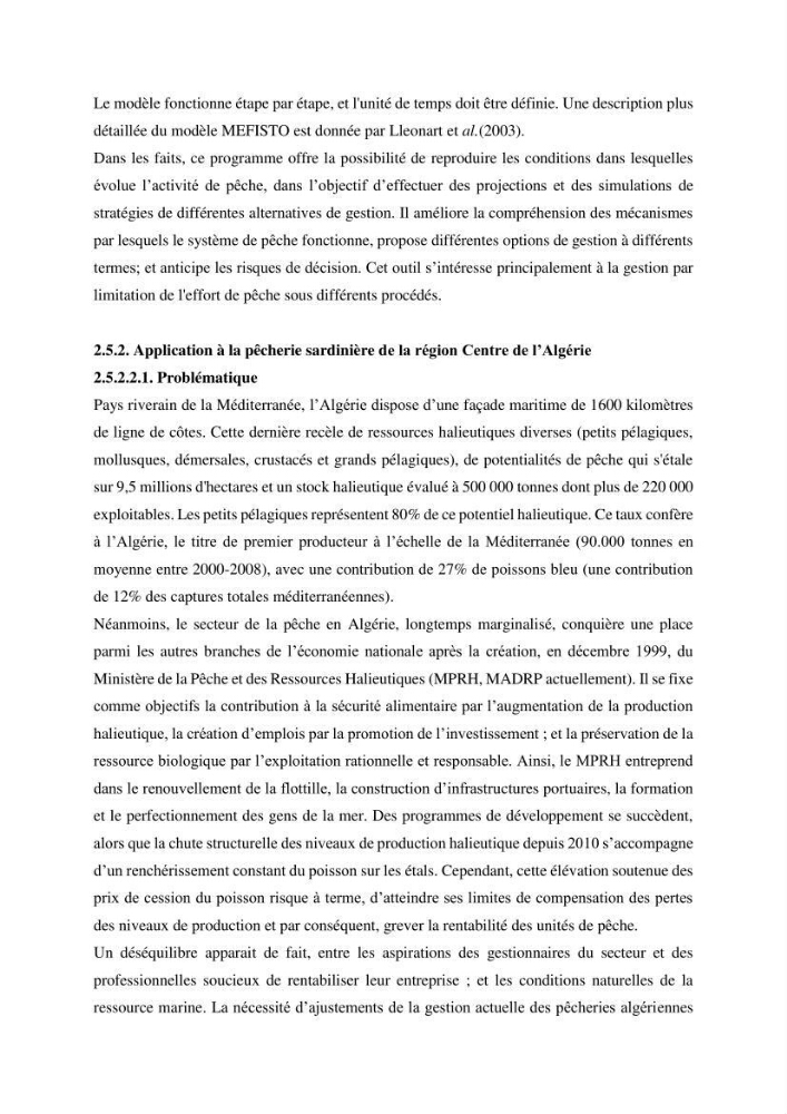 Economie des pêches