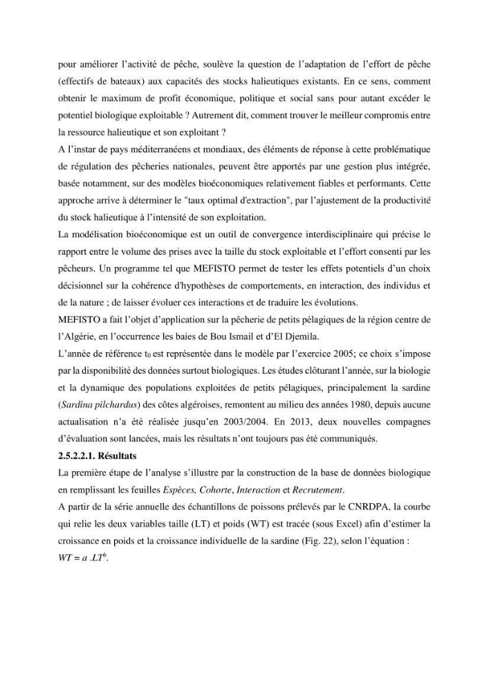 Economie des pêches