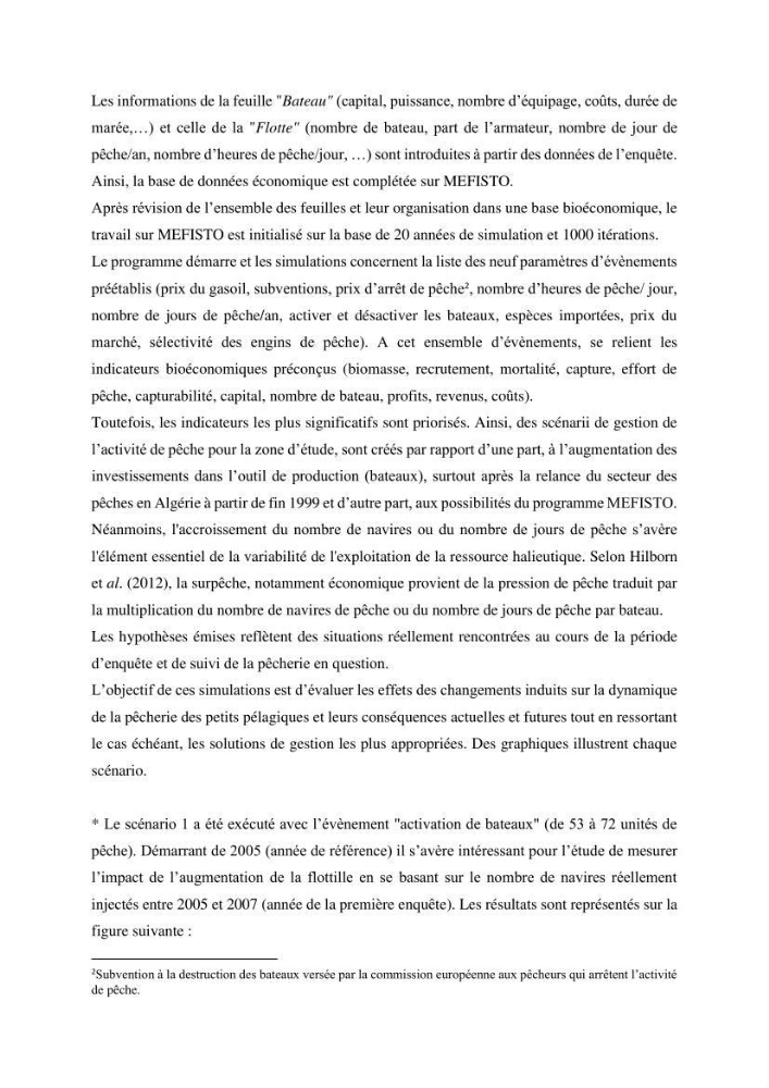 Economie des pêches