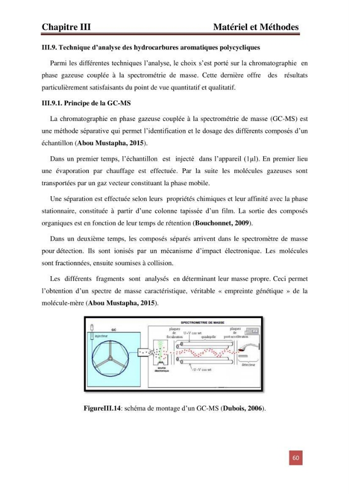 Evaluation du taux des hydrocarbures aromatiques polycycliques chez le mollusque Patella.sp et les moules du littoral Algérois