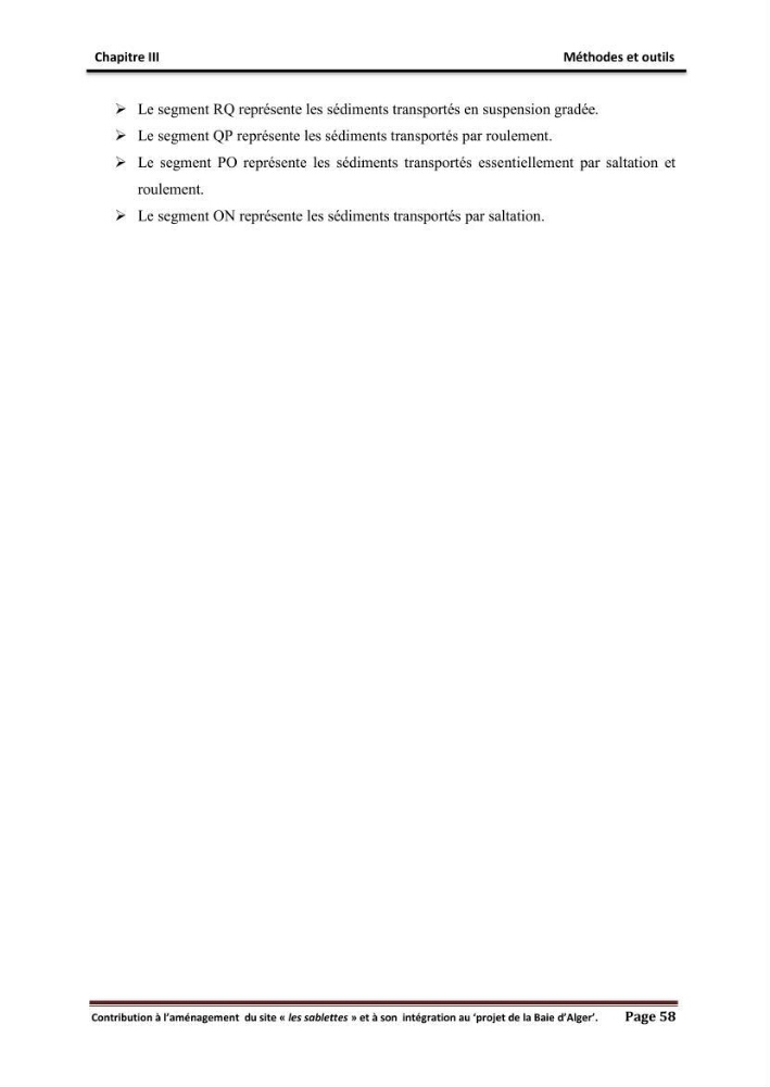 Contribution à l\'aménagement du site \"les sablettes\" et à son intégration dans le projet de la baie d\'Alger