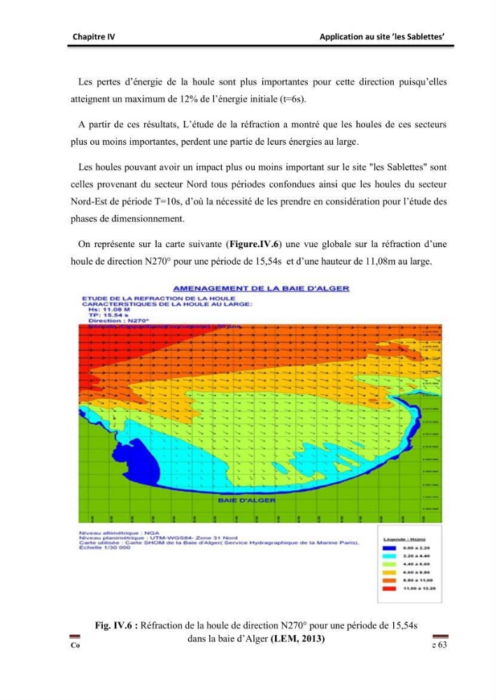 Contribution à l\'aménagement du site \"les sablettes\" et à son intégration dans le projet de la baie d\'Alger