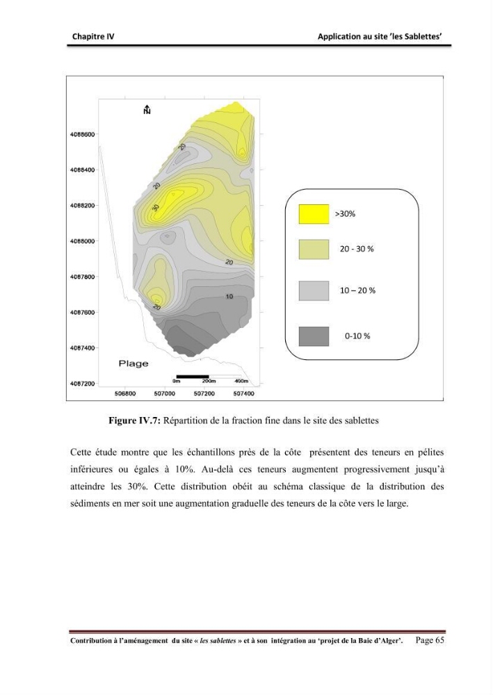 Contribution à l\'aménagement du site \"les sablettes\" et à son intégration dans le projet de la baie d\'Alger