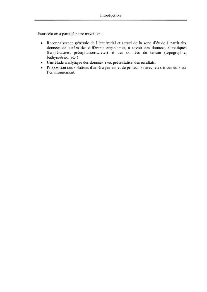 Etude de protection du rivage maritime de Stora Skikda