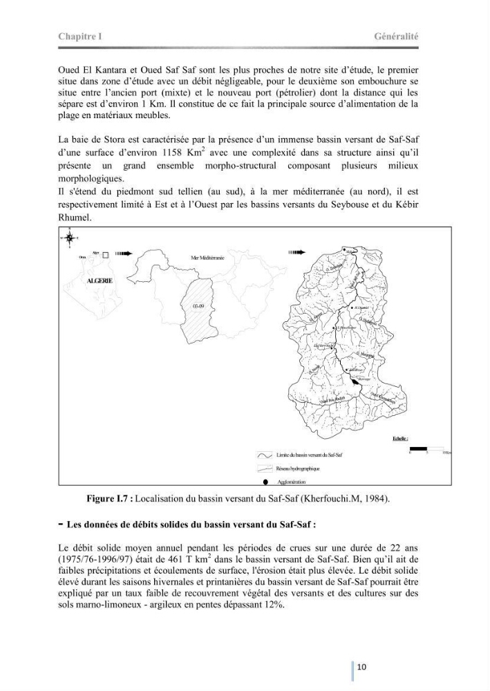 Etude de protection du rivage maritime de Stora Skikda