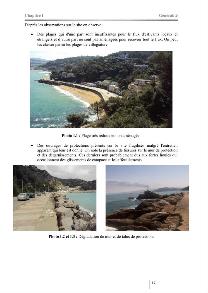 Etude de protection du rivage maritime de Stora Skikda