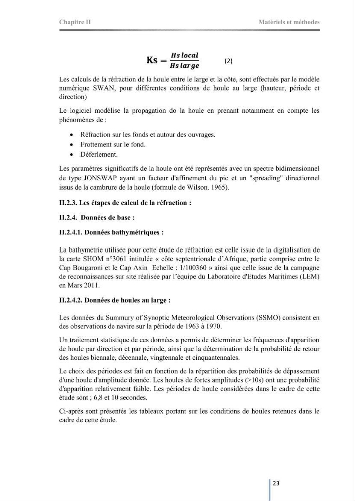 Etude de protection du rivage maritime de Stora Skikda