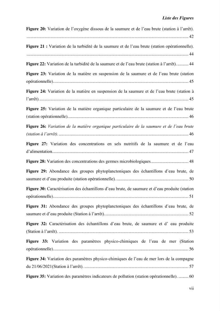 Caractérisation des rejets de saumure des stations de dessalement et leur impact sur le milieu récepteur: