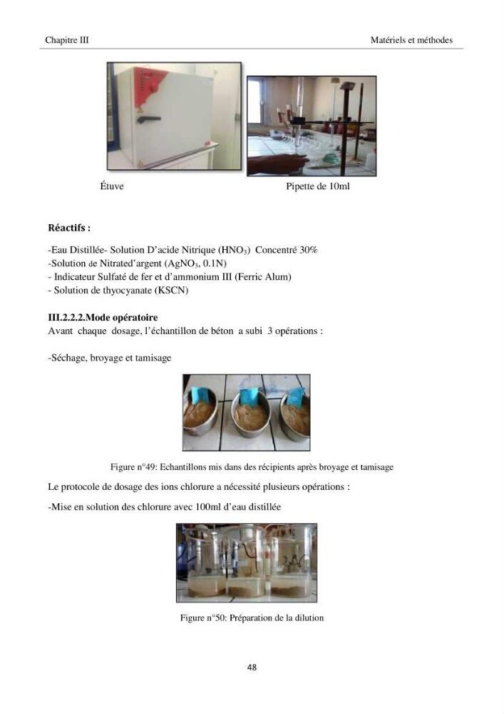 Impact de milieu marin sur la qualité du béton