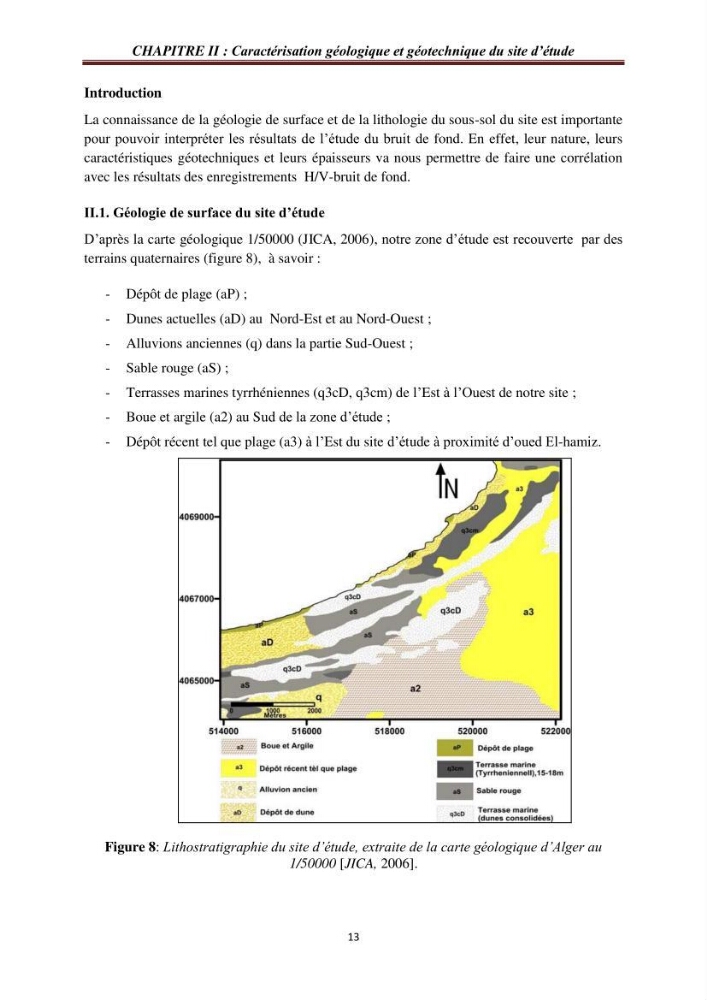 Evaluation des fréquences de résonnance du sol de l\'est de la baie d\'Alger par la méthode H/V-bruit de fond
