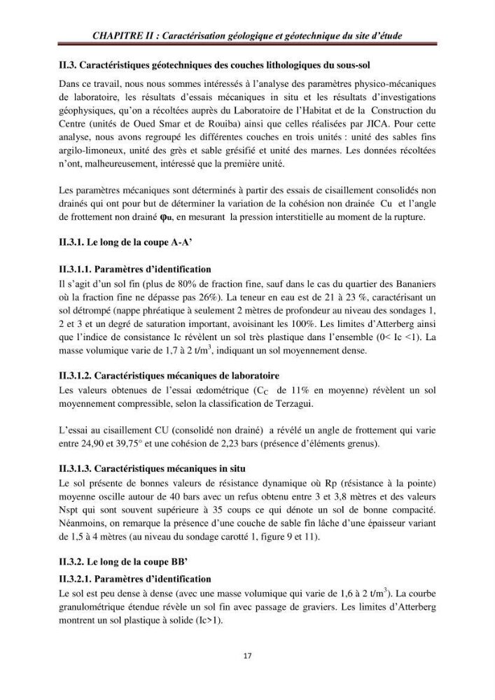 Evaluation des fréquences de résonnance du sol de l\'est de la baie d\'Alger par la méthode H/V-bruit de fond