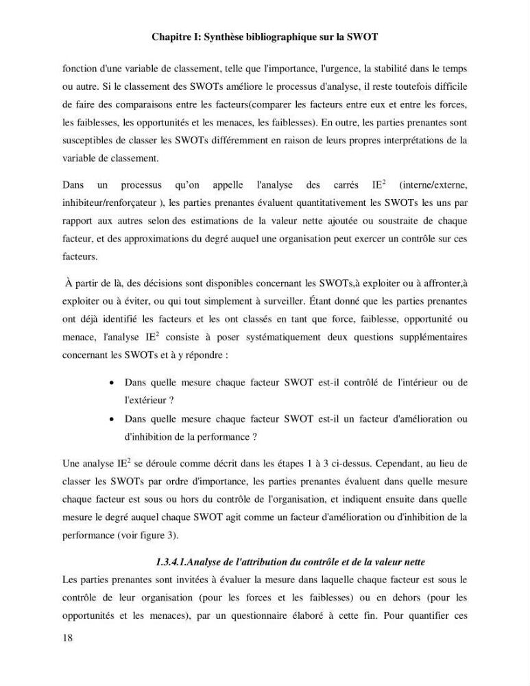 Contribution à l’analyse SWOT(Strengths, Weaknesses, Opportunities, Threats)comme outil d’aide à la décision: Cas de la pêcherie Chalutière de la wilaya de Tipaza