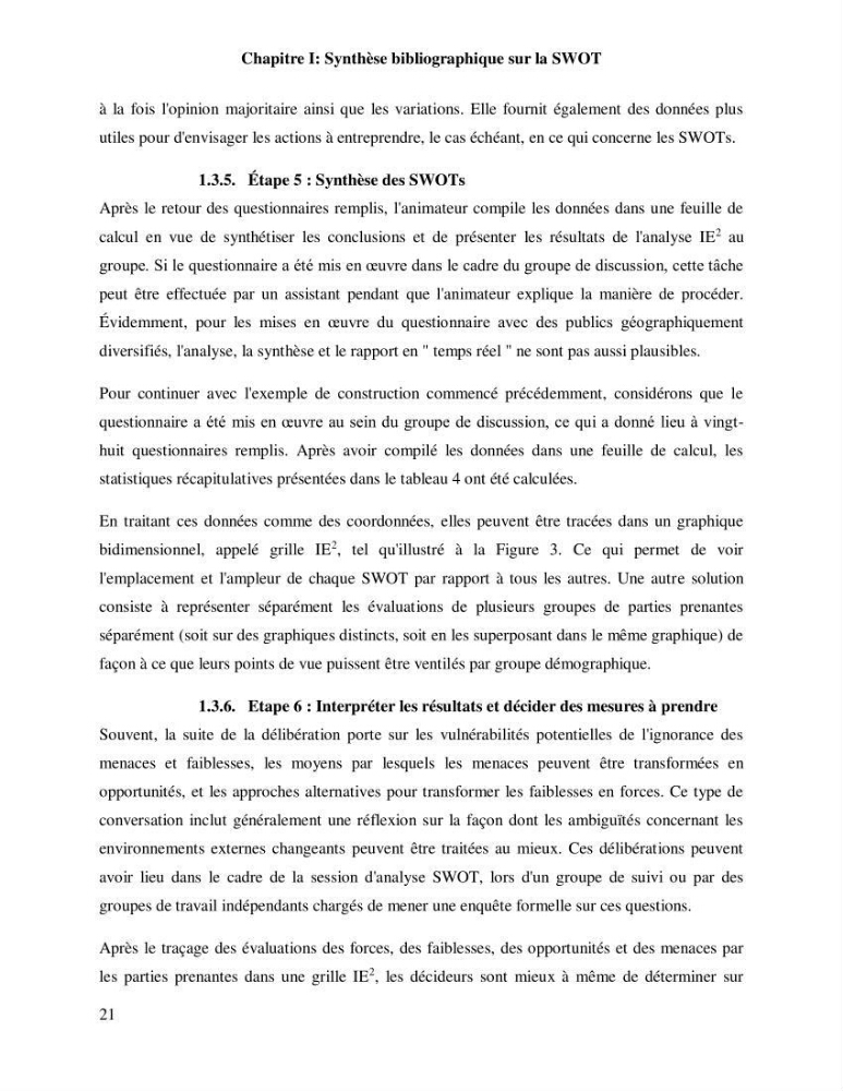 Contribution à l’analyse SWOT(Strengths, Weaknesses, Opportunities, Threats)comme outil d’aide à la décision: Cas de la pêcherie Chalutière de la wilaya de Tipaza