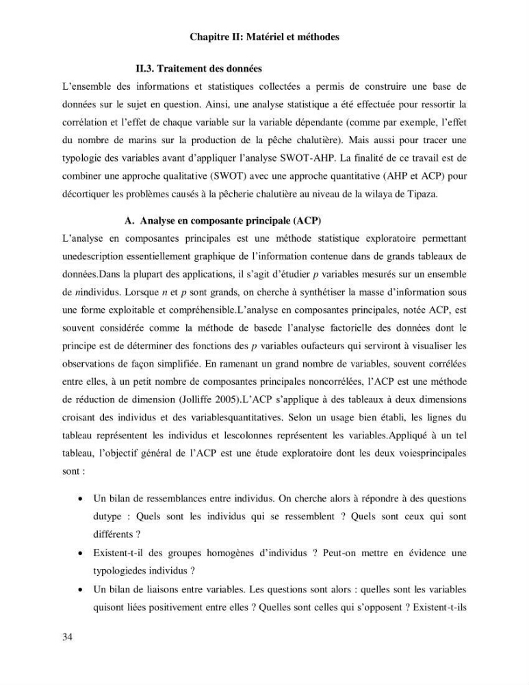 Contribution à l’analyse SWOT(Strengths, Weaknesses, Opportunities, Threats)comme outil d’aide à la décision: Cas de la pêcherie Chalutière de la wilaya de Tipaza