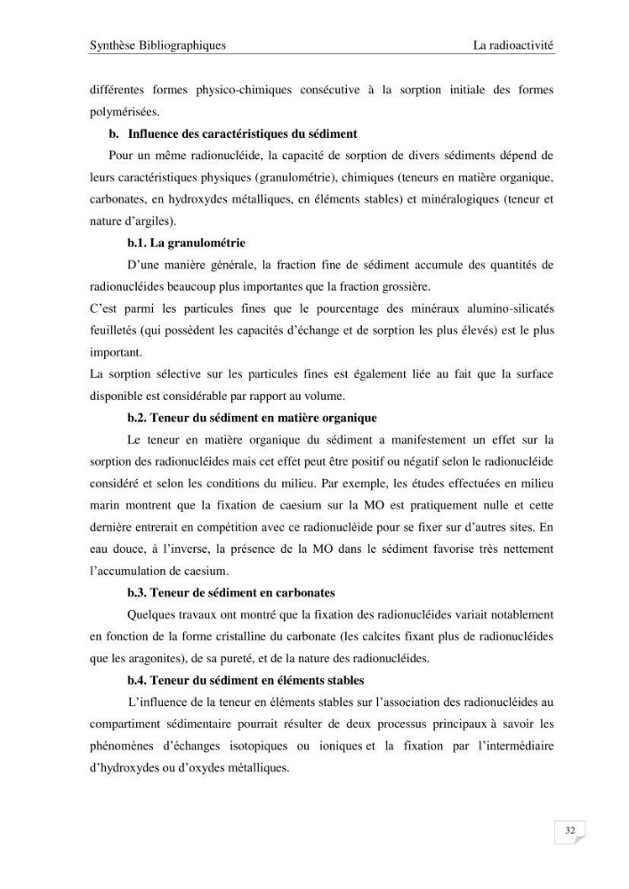 Les radioéléments et l\'historique de la contamination dans les sédiments de la côte algéroise :