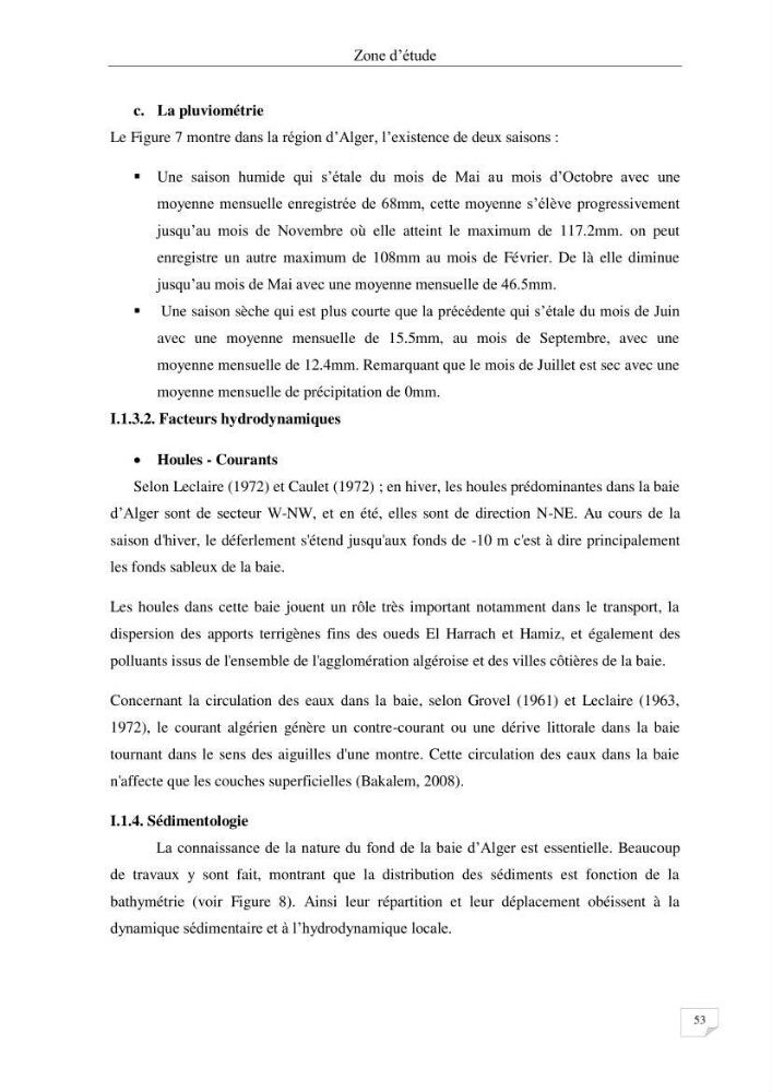 Les radioéléments et l\'historique de la contamination dans les sédiments de la côte algéroise :