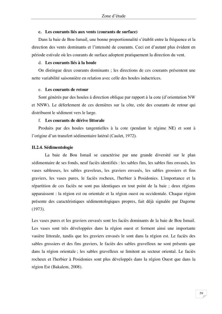 Les radioéléments et l\'historique de la contamination dans les sédiments de la côte algéroise :