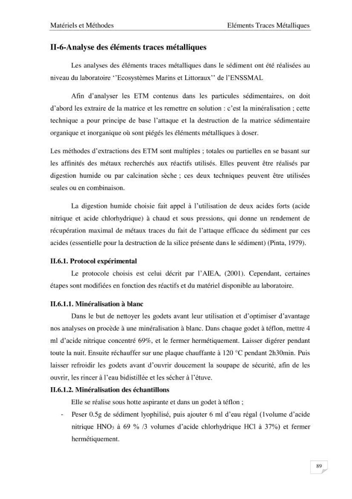Les radioéléments et l\'historique de la contamination dans les sédiments de la côte algéroise :