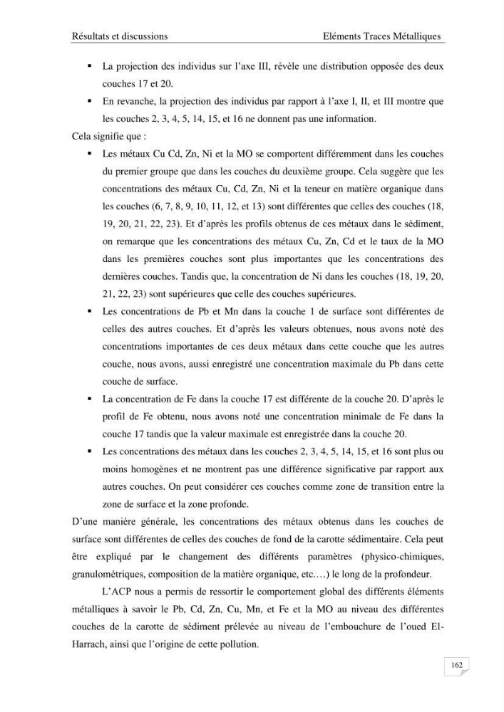 Les radioéléments et l\'historique de la contamination dans les sédiments de la côte algéroise :