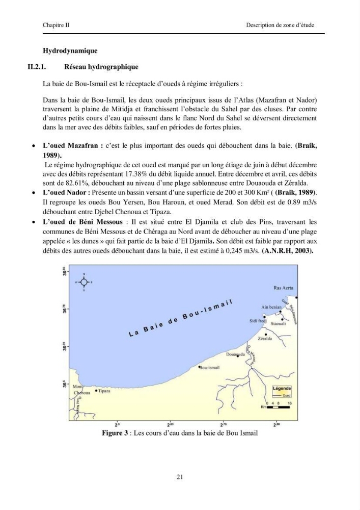 Contribution à l\'étude des paramètres physico-chimiques et de pollution dans l\'eau et dans le sédiment
