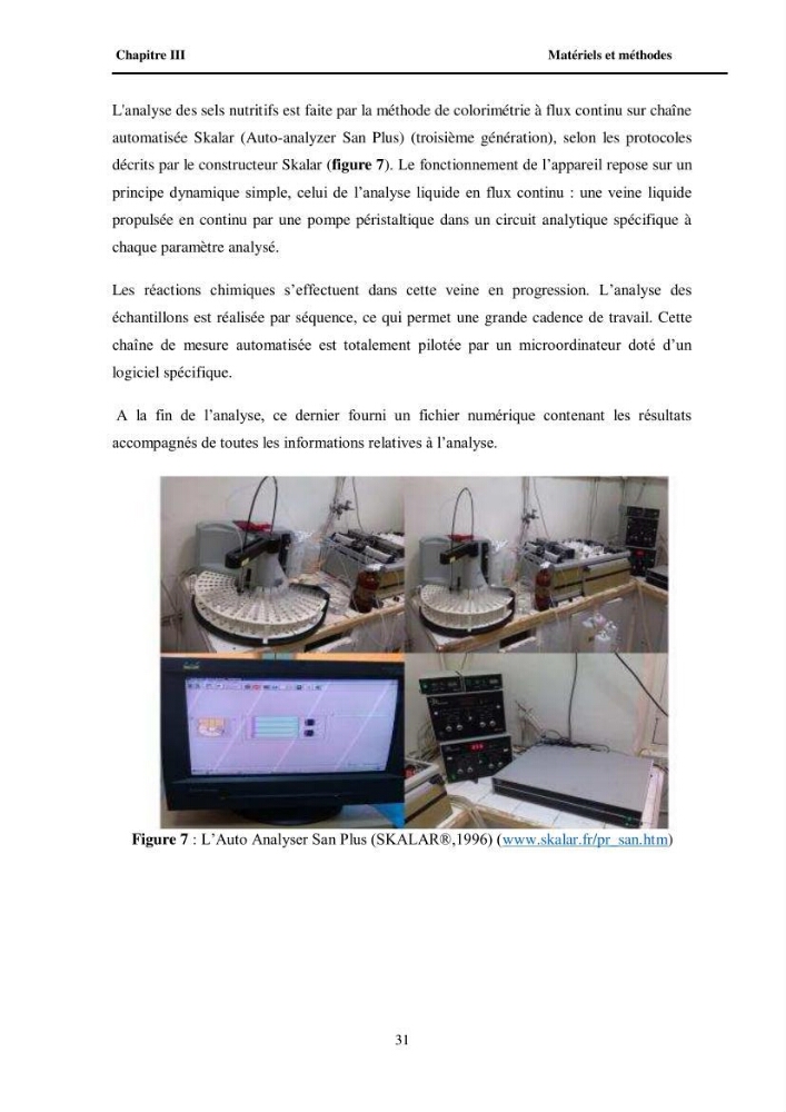Contribution à l\'étude des paramètres physico-chimiques et de pollution dans l\'eau et dans le sédiment