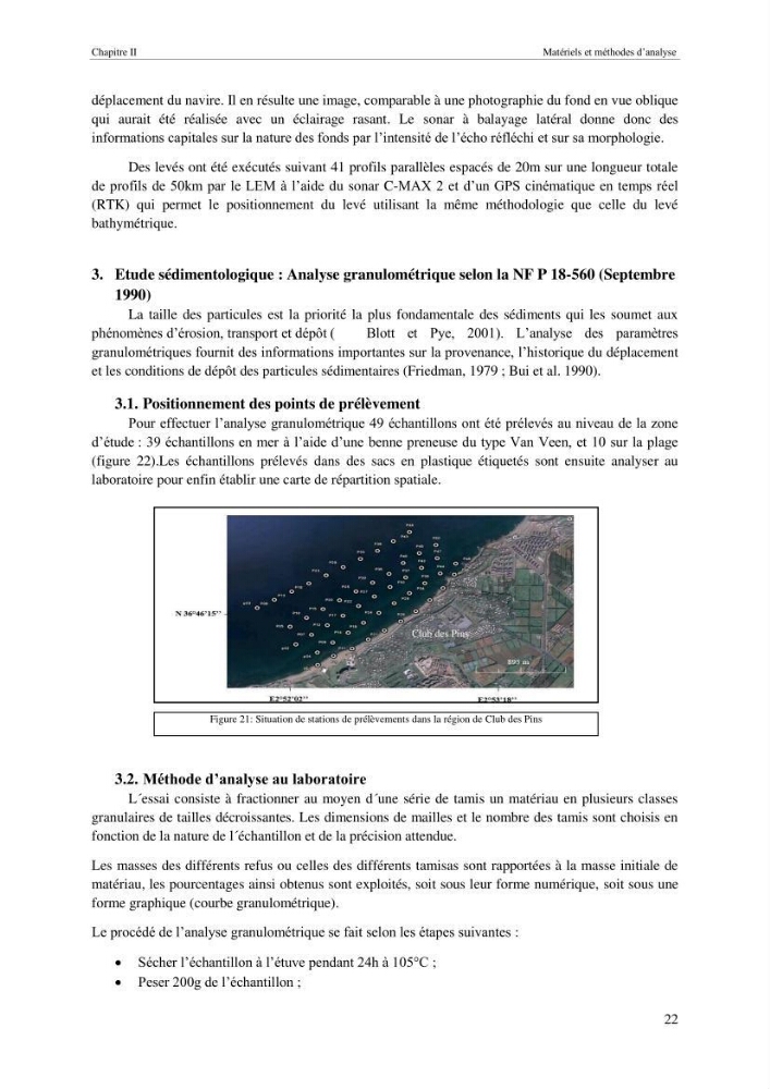 Travaux de protection du rivage marin de la résidence Sahel Club des Pins