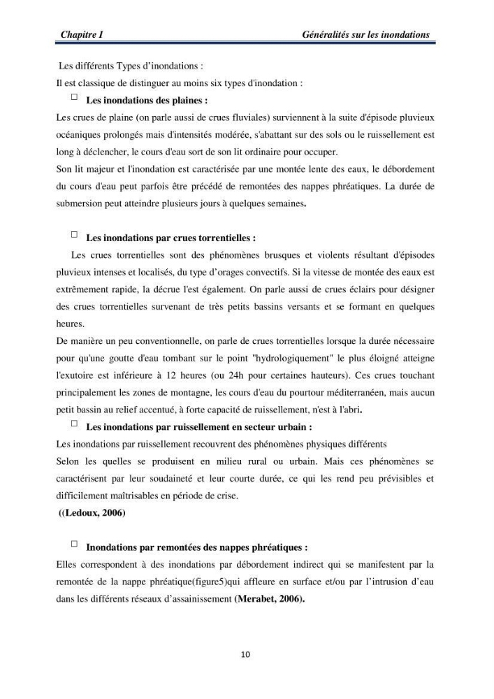 Impact Préliminaire et Analyse des Dégâts d’Inondations Par Imagerie Satellite Via le Logiciel ArcGis dans la willaya de Taref: